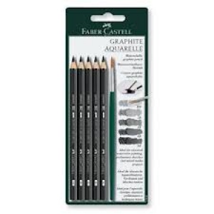 FABER CASTELL 6 DRAWING PENCILS