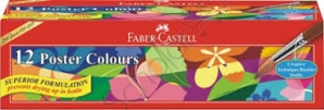 FABER-CASTELL 12 POSTER COLOURS