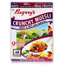 BAGRRY`S CRUNCHY MUESLI FRUIT & NUT CRANB 300G