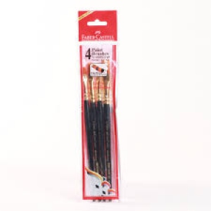 FABER-CASTELL 4 SYNTHETIC FLAT BRUSH