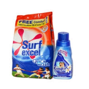 SURF EXCEL QUICKWAS 1KG + COMFORT FREE