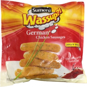 SUMERU WASSUP?! GERMAN CHICKEN SAUSAGES 150G