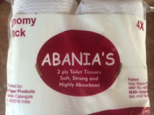 ABANIA TOILET TISSUES 2PLY 4X1