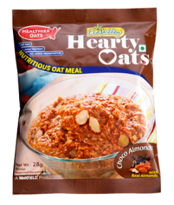 ECO VALLEY HEARTY OATS CHOCO ALMONDS 28G