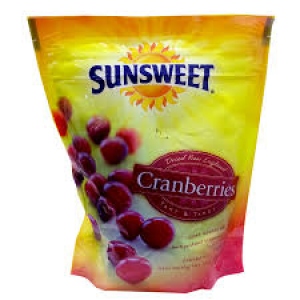 SUNSWEET DRIED CRANBERRIES 170G