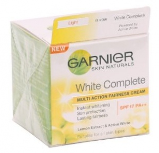 GARNIER WHITE COMPLETE NIGHT FAIRNESS CREAM 40G