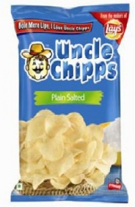 UNCLE CHIPPS PLAIN SALTED 60G