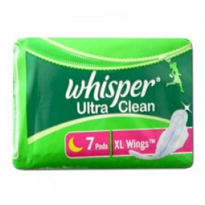 WHISPER ULTRA CLEAN XL WINGS  7 PADS