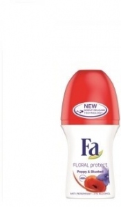 FA FLORAL PROTECT POPPY & BLUEBELL ROLL-ON 50ML